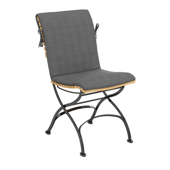 Krzesło Fontenay z drewna tekowego