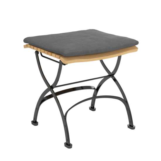 Taboret Fontenay z drewna tekowego