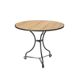 Okrągły stół Fontenay 90, listwy z teaku