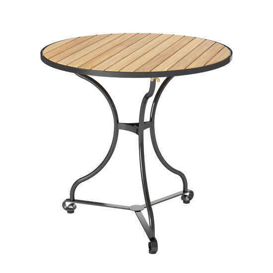 Okrągły stół Fontenay 75, listwy z teaku