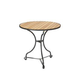 Okrągły stół Fontenay 75, listwy z teaku