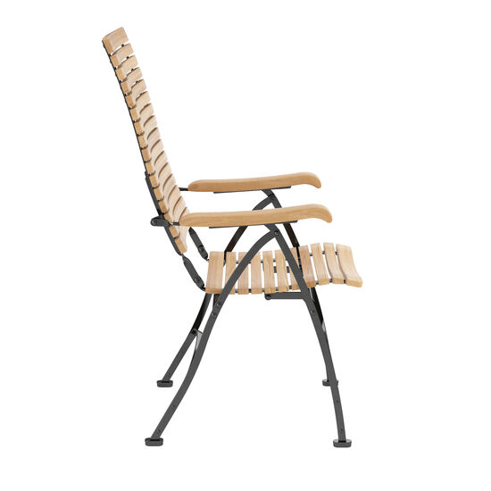 Leżak Fontenay z drewna tekowego