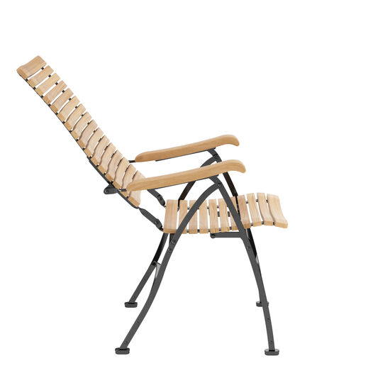 Leżak Fontenay z drewna tekowego