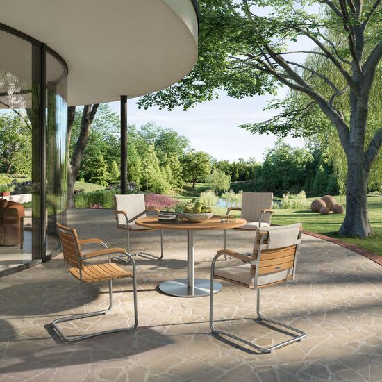 Krzesło bujane Bolero z teaku