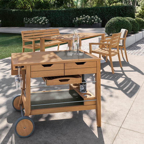 Stół Square Teak 165 x 90