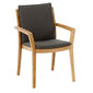 Krzesło z podłokietnikami Valencia, Teak