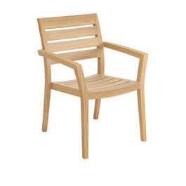 Krzesło z podłokietnikami Valencia, Teak