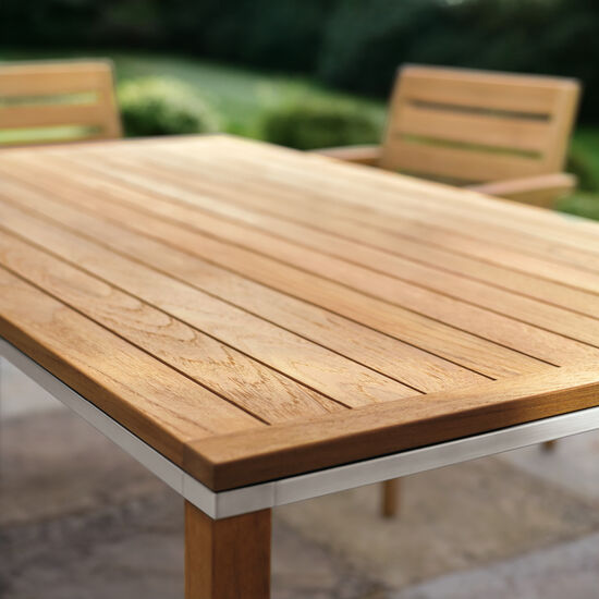 Stół rozkładany Portland, teak, 165-225 x 90