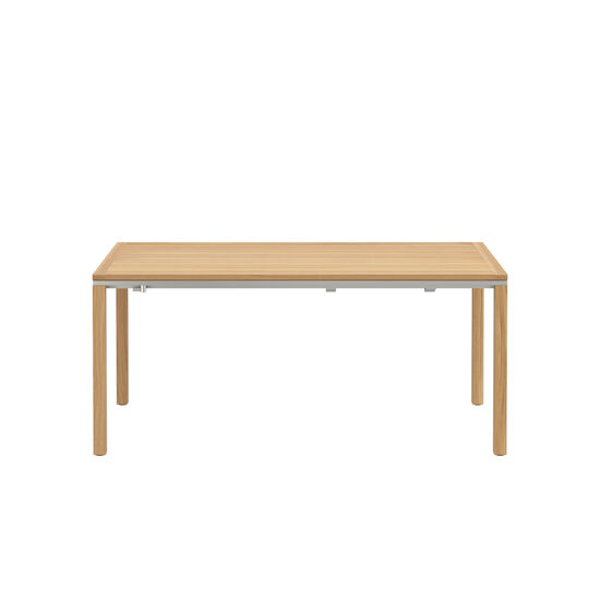 Stół rozkładany Portland, teak, 165-225 x 90