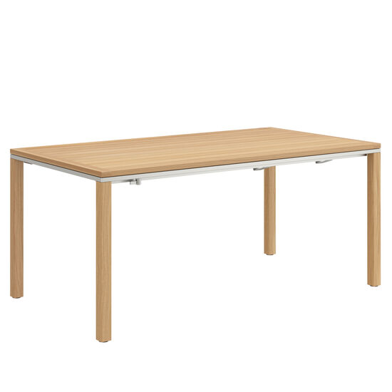 Stół rozkładany Portland, teak, 165-225 x 90