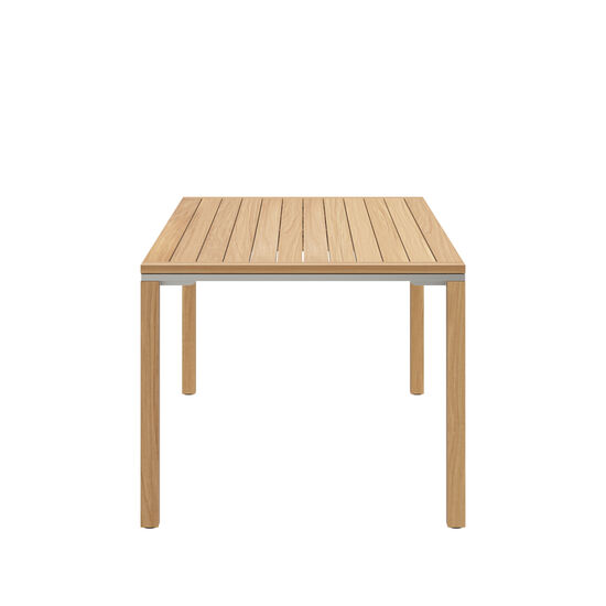 Stół rozkładany Portland, teak, 165-225 x 90