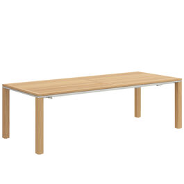Stół rozkładany Portland, teak, 240-300 x 100