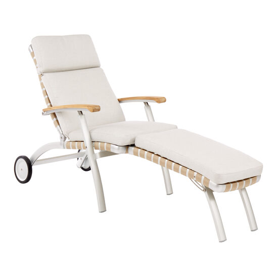 Poduszka na krzesło plażowe United States z podnóżkiem, wzór "Crystal"