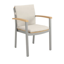 Poduszka na krzesło z podłokietnikami Monterey Silk, wzór "Linum"