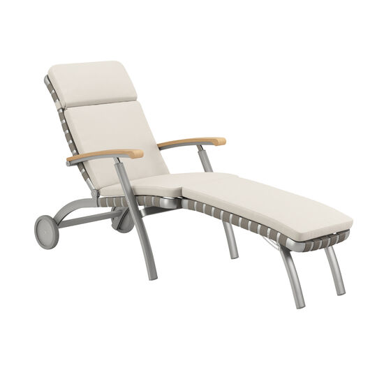 Poduszka na krzesło plażowe United States z podnóżkiem, wzór "Linum"