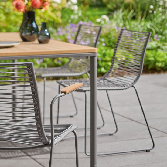 Krzesło z Podłokietnikami Pan Grafitowe