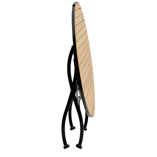 Okrągły stół Fontenay 90 składany, listwy z teaku