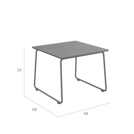 Stolik pomocniczy Pan, Graphit 48 x 48, Shade
