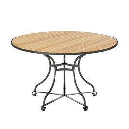 Okrągły stół Fontenay 120, listwy z teaku