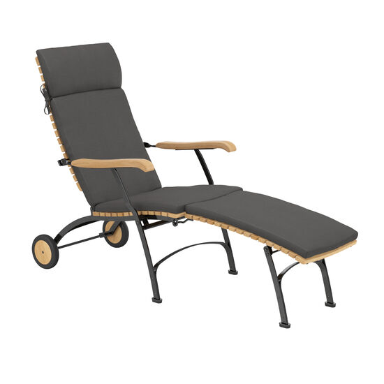 Leżak Fontenay z drewna tekowego