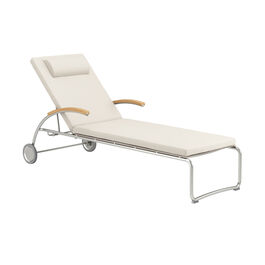 Poduszka na leżankę Bolero, tkanina, wzór "Linum"