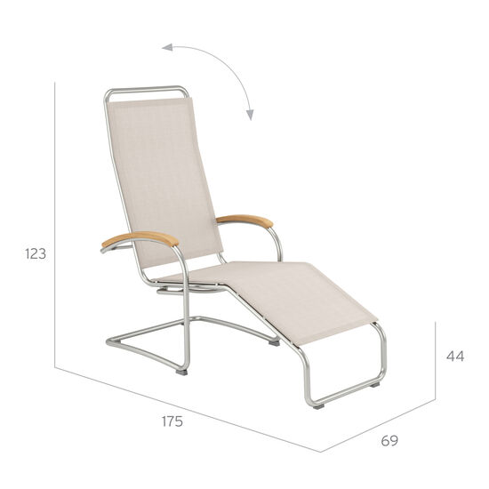 Leżak Bolero, tkanina