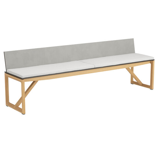 Poduszka siedziska do ławki Trey 210, wzór "Crystal"