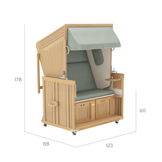 Kosz plażowy, wzór "Mineral"