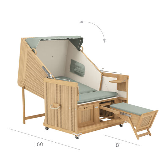 Kosz plażowy, wzór "Mineral"