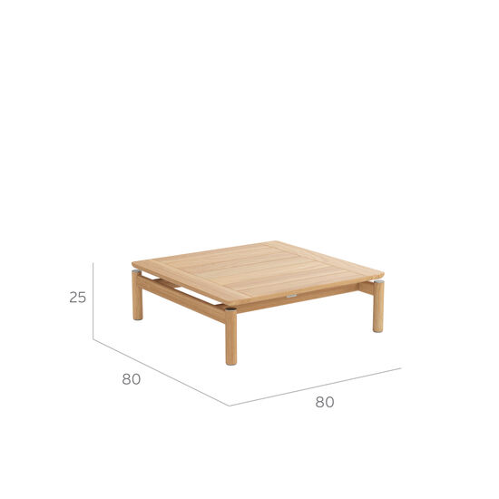 Cavo Lounge Stolik kawowy 80 x 80, teak