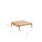Cavo Lounge Stolik kawowy 80 x 80, teak