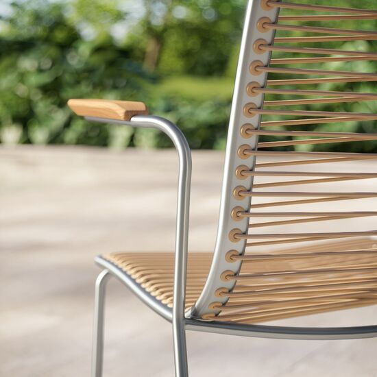 Krzesło z Podłokietnikami Pan Brązowe