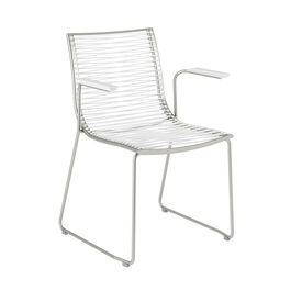 Krzesło z Podłokietnikami Pan Białe