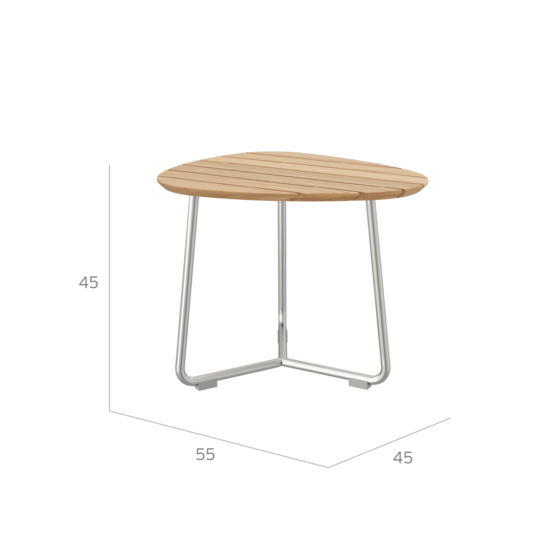 Stolik pomocniczy Amari z teaku