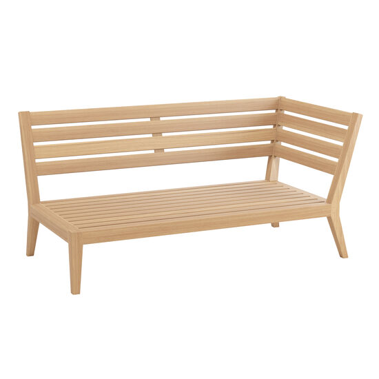 Valencia Lounge leżanka po lewej stronie, w komplecie poduszki we wzorze "Stone/Keder Taupe"