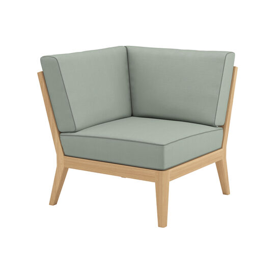 Valencia Lounge element narożny, w komplecie poduszki we wzorze "Mineral/Keder Taupe"