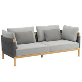 Cavo Lounge Sofa antracytowa wraz z poduszką, wzór "Moon"