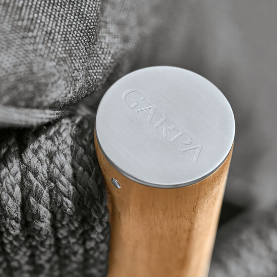 Cavo Lounge Sofa antracytowa wraz z poduszką, wzór "Antracyt"