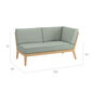 Valencia Lounge Zestaw w kolorze Mineral/Taupe