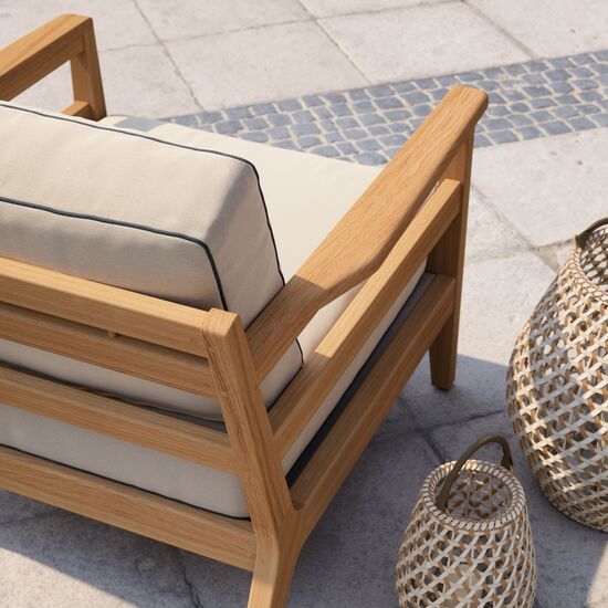 Newhaven Zestaw Lounge w kolorze Linum/Indigo