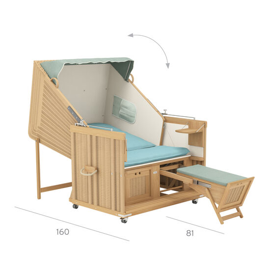 Kosz plażowy, wzór "Sinfonia"