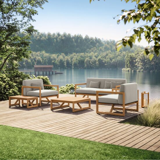 Fotel Trey z poduszką, wzór "Crystal"