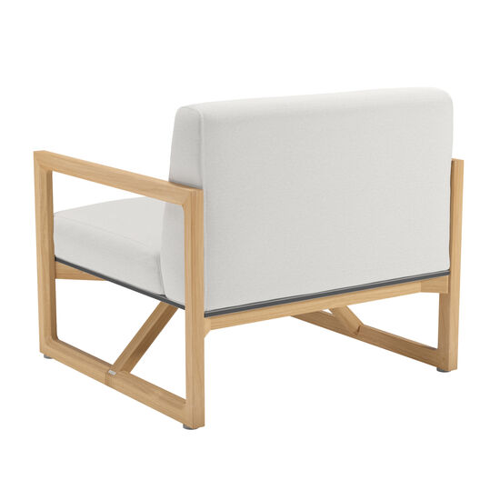 Fotel Trey z poduszką, wzór "Crystal"