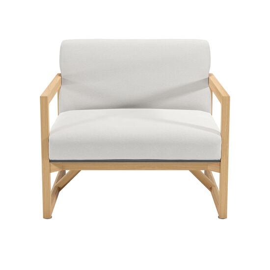 Fotel Trey z poduszką, wzór "Crystal"