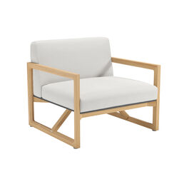 Fotel Trey z poduszką, wzór "Crystal"