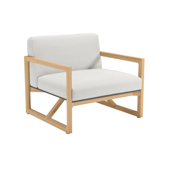 Fotel Trey z poduszką, wzór "Crystal"