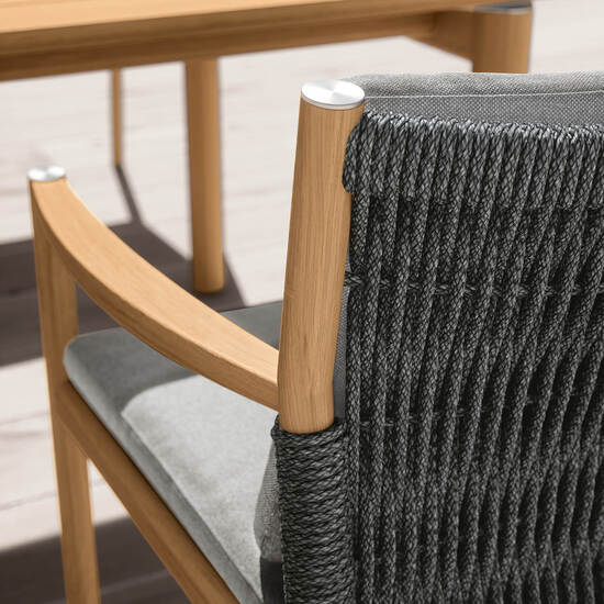 Cavo krzesło z podłokietnikami, antracyt