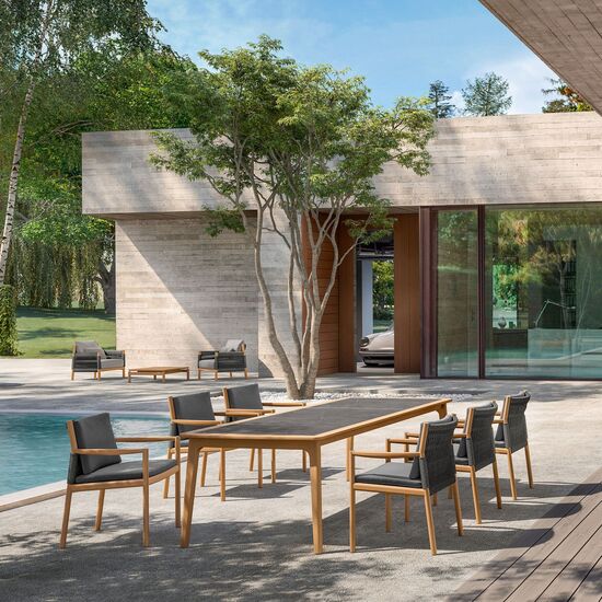 Cavo krzesło z podłokietnikami, antracyt