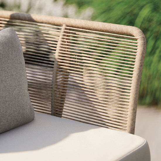 Sofa Amari z poduszką w deseniu "Linum"