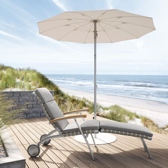 United States krzesło plażowe Silk z kołami i wydłużonym podnóżkiem